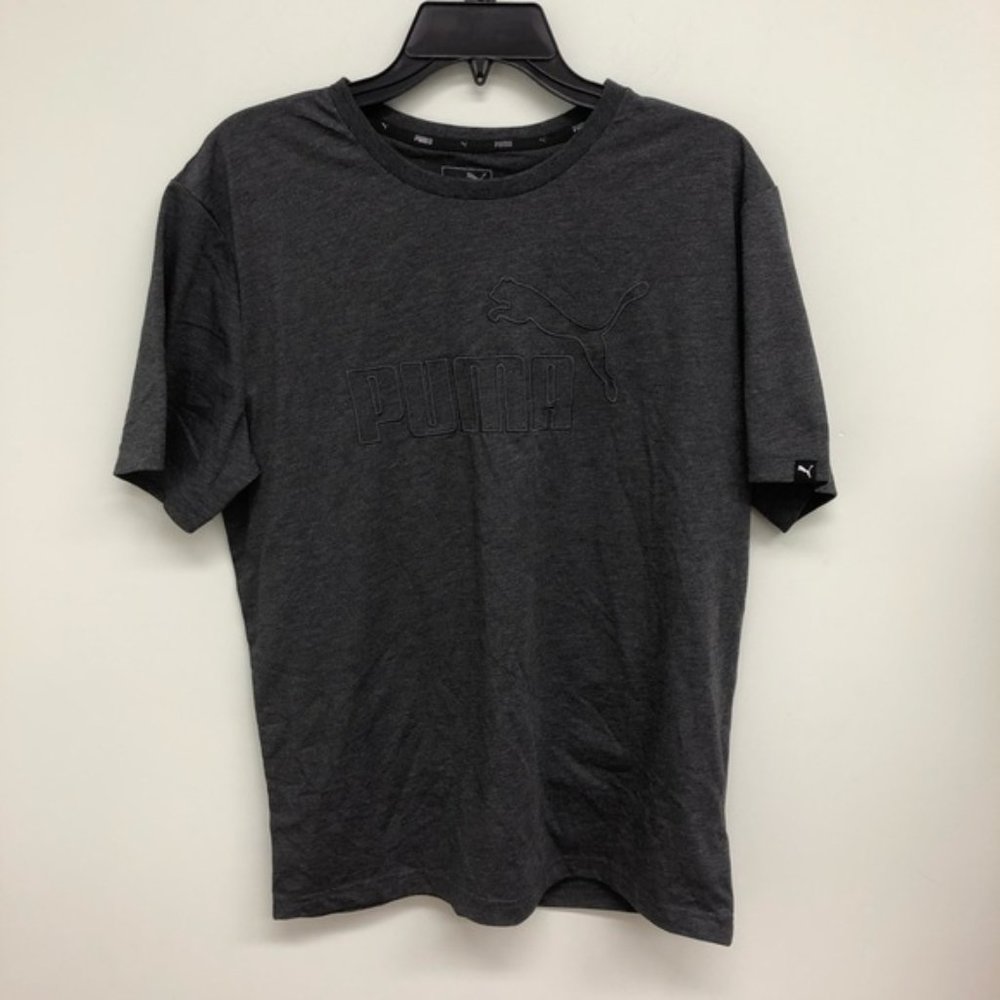 Puma Logo T-Shirt Dark Grey